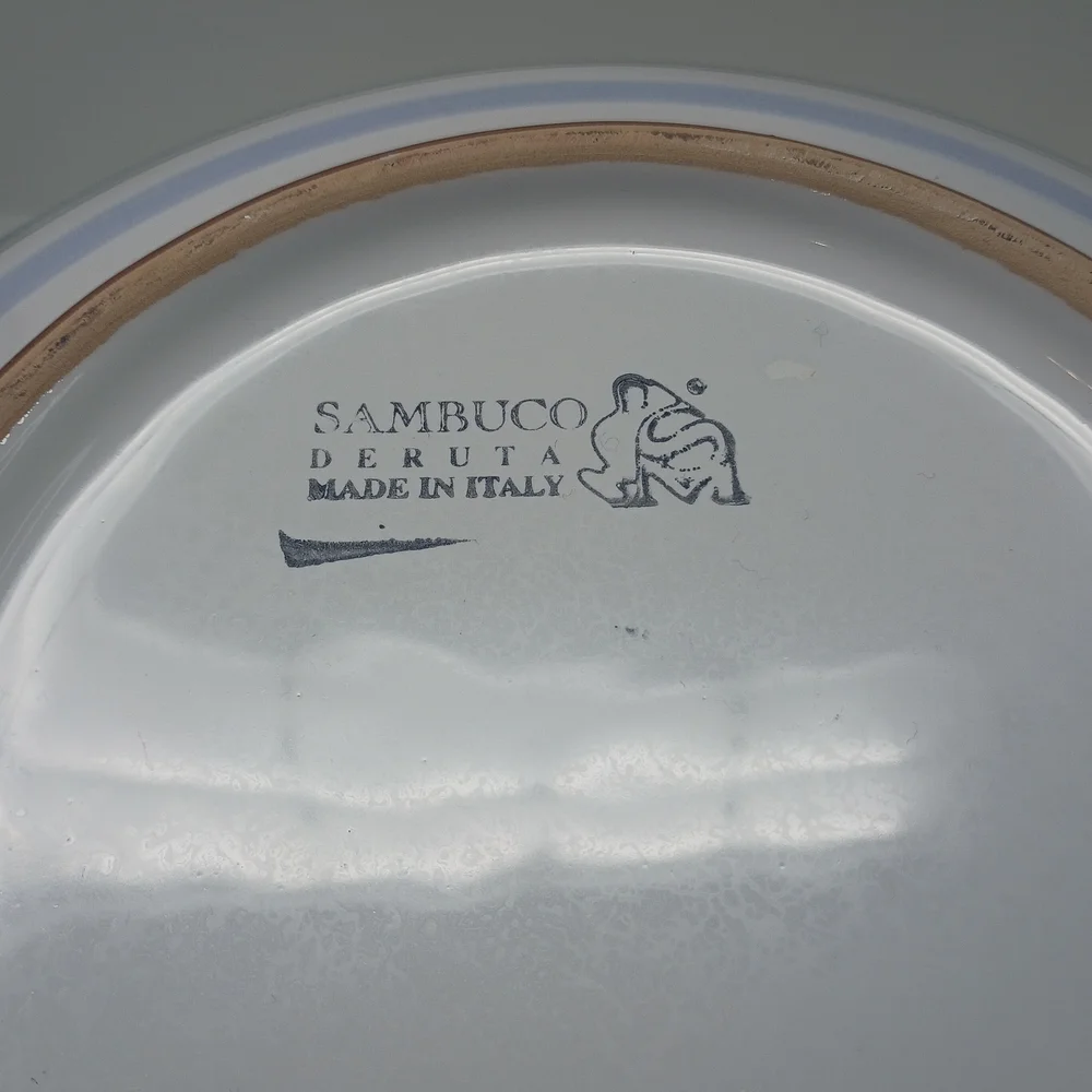 Sambuco Deruta Italian Ceramic Plate